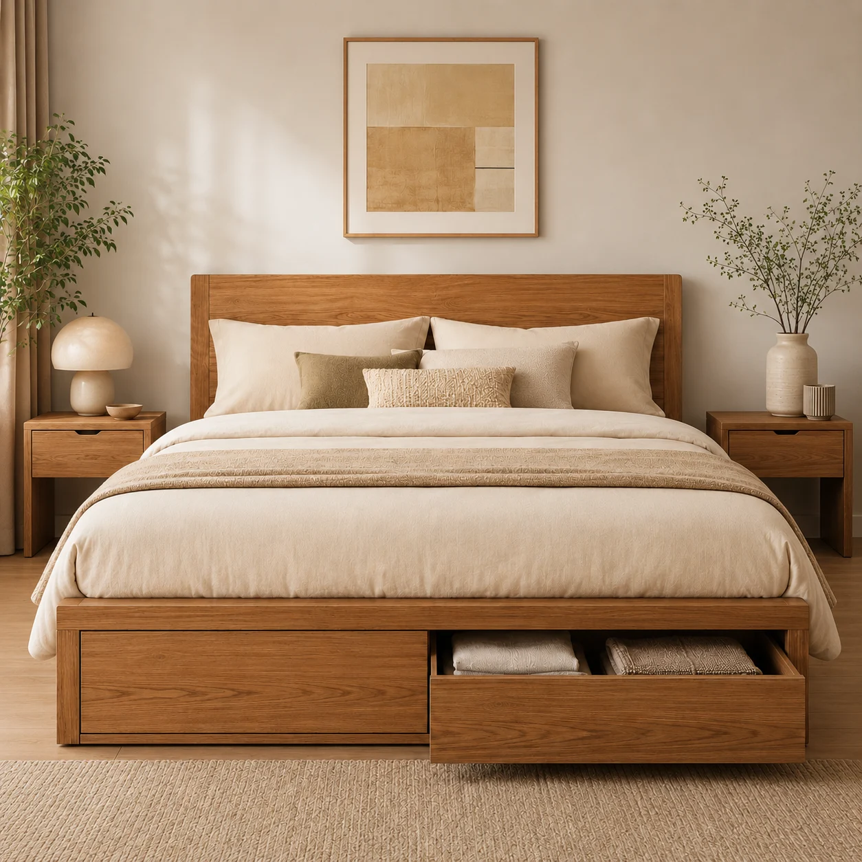 Bedroom Storage Bed — configuration detail reference