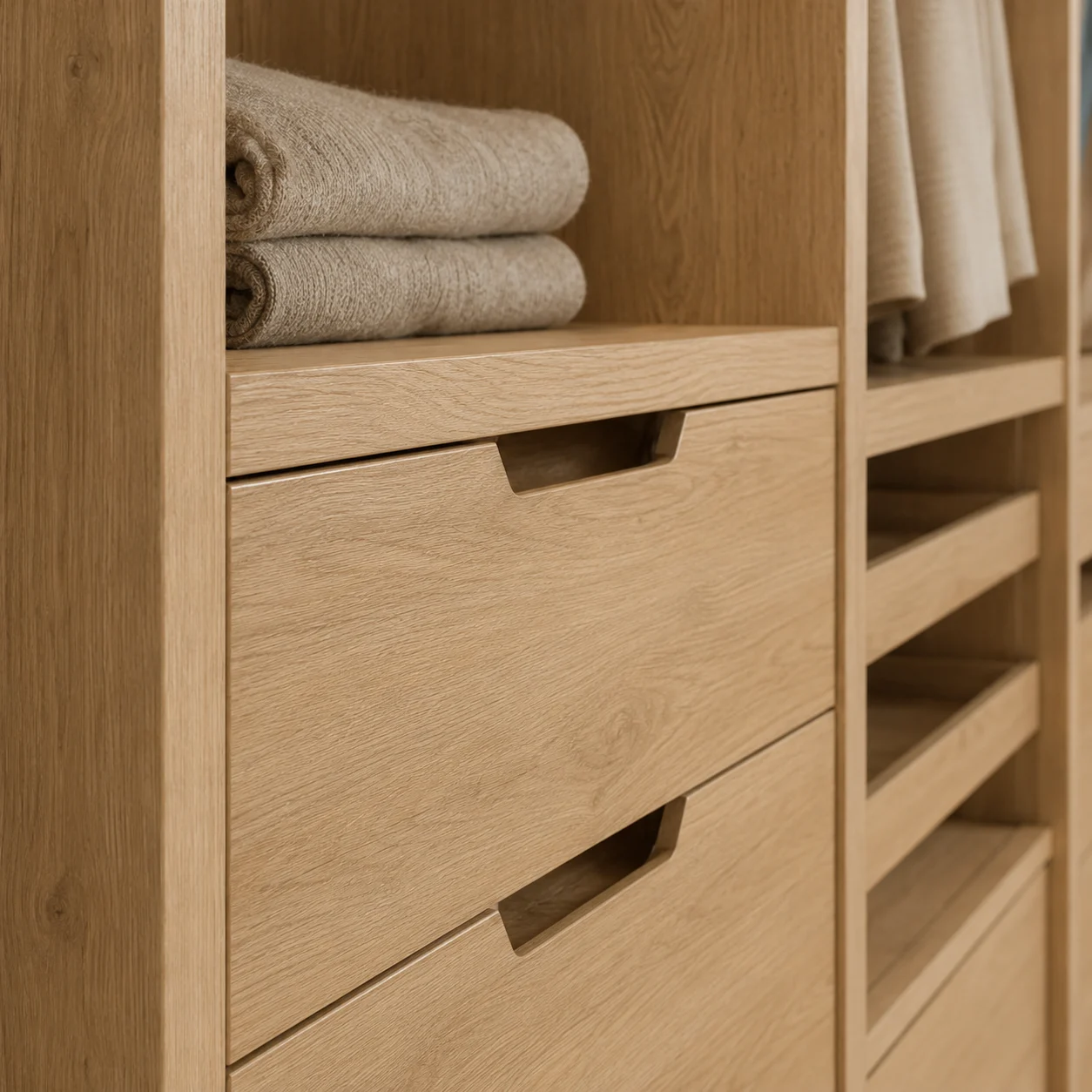 Open Walk-in Closet — configuration detail reference